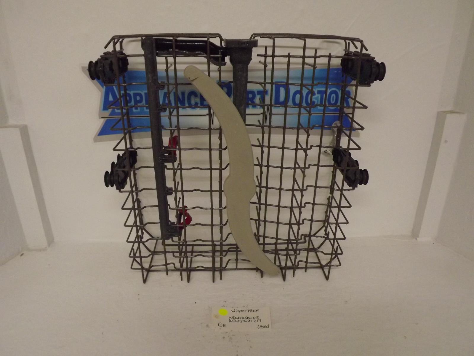 GE Dishwasher WD28X26105 WD28X21719 Upper Rack Used GE Dishwasher WD28X26105 WD28X21719 Upper Rack Used